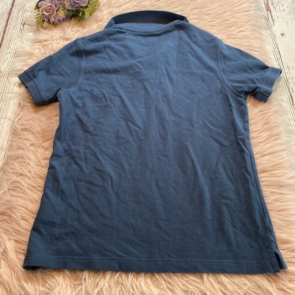 Barbour Men's Tartan Pique Polo Short Sleeve in Dark Denim - Picture 11 of 11